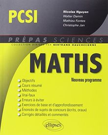 Maths PCSI