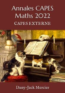 Annales CAPES Maths 2022: CAPES EXTERNE