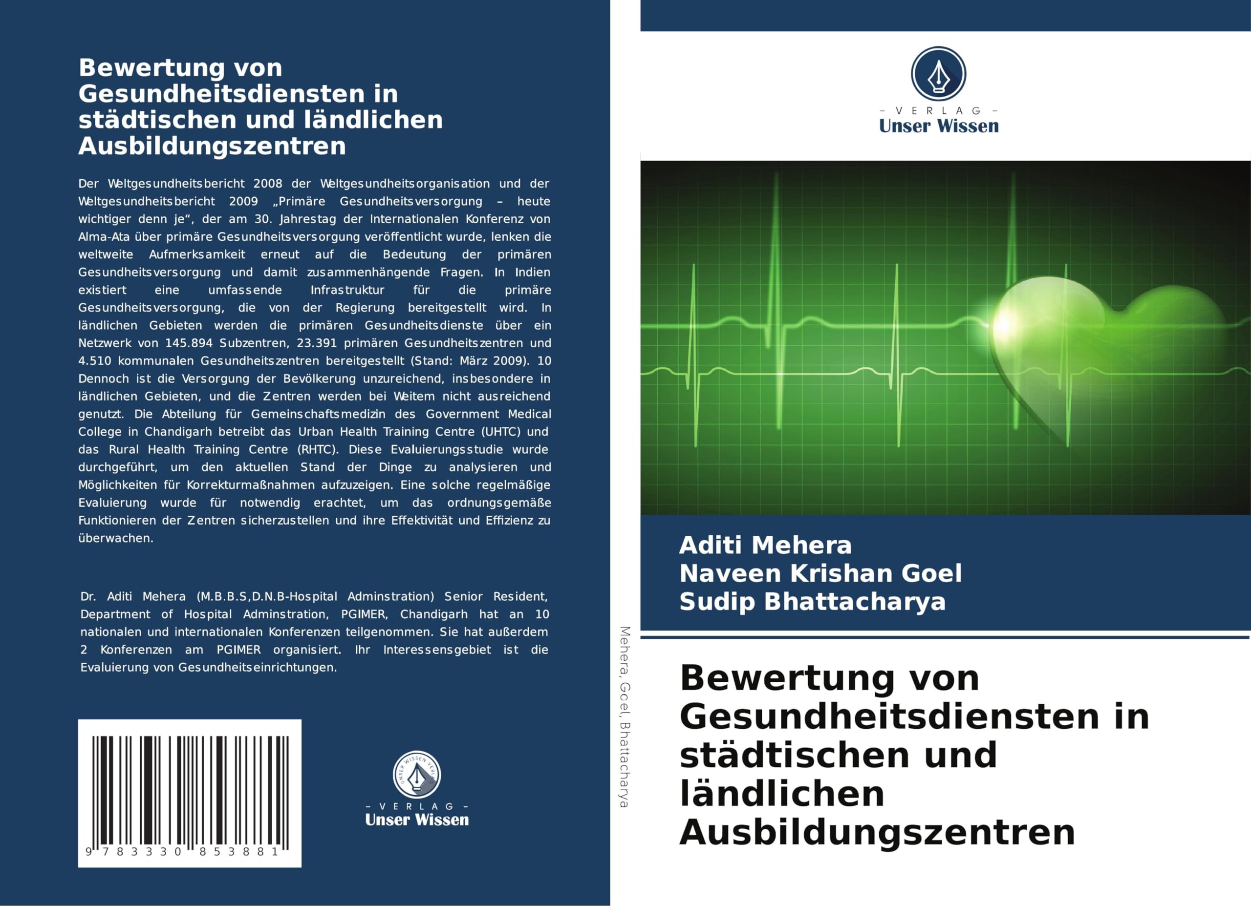 Bewertung von Gesundheitsdiensten in städtischen und ländlichen Ausbildungszentren