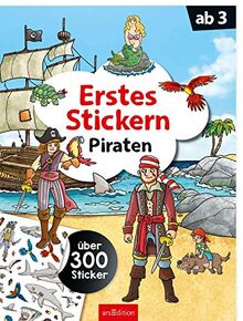 Erstes Stickern Piraten: über 300 Sticker (Mein Stickerbuch)