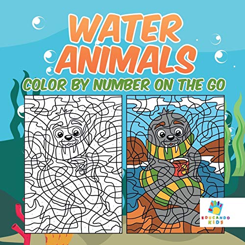 Water Animals Color by Number on the Go