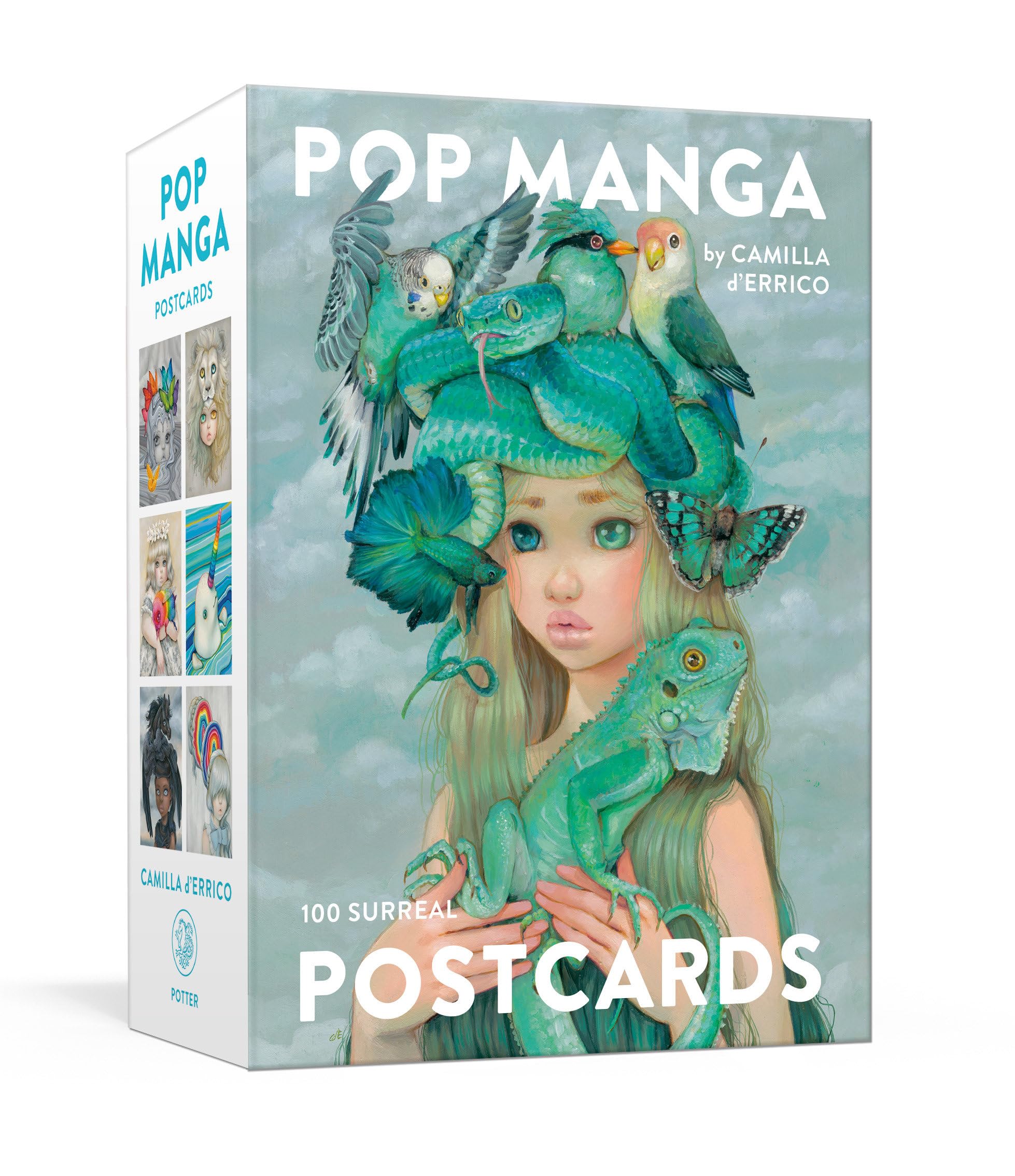 Camilla d'Errico Pop Manga Postcards, 100 Surreal Postcards