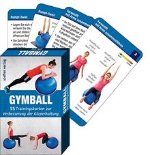 Trainingskarten: Gymball: 55 Trainingskarten zur Verbesserung der Körperhaltung (Trainingsreihe von Ronald Thomschke)
