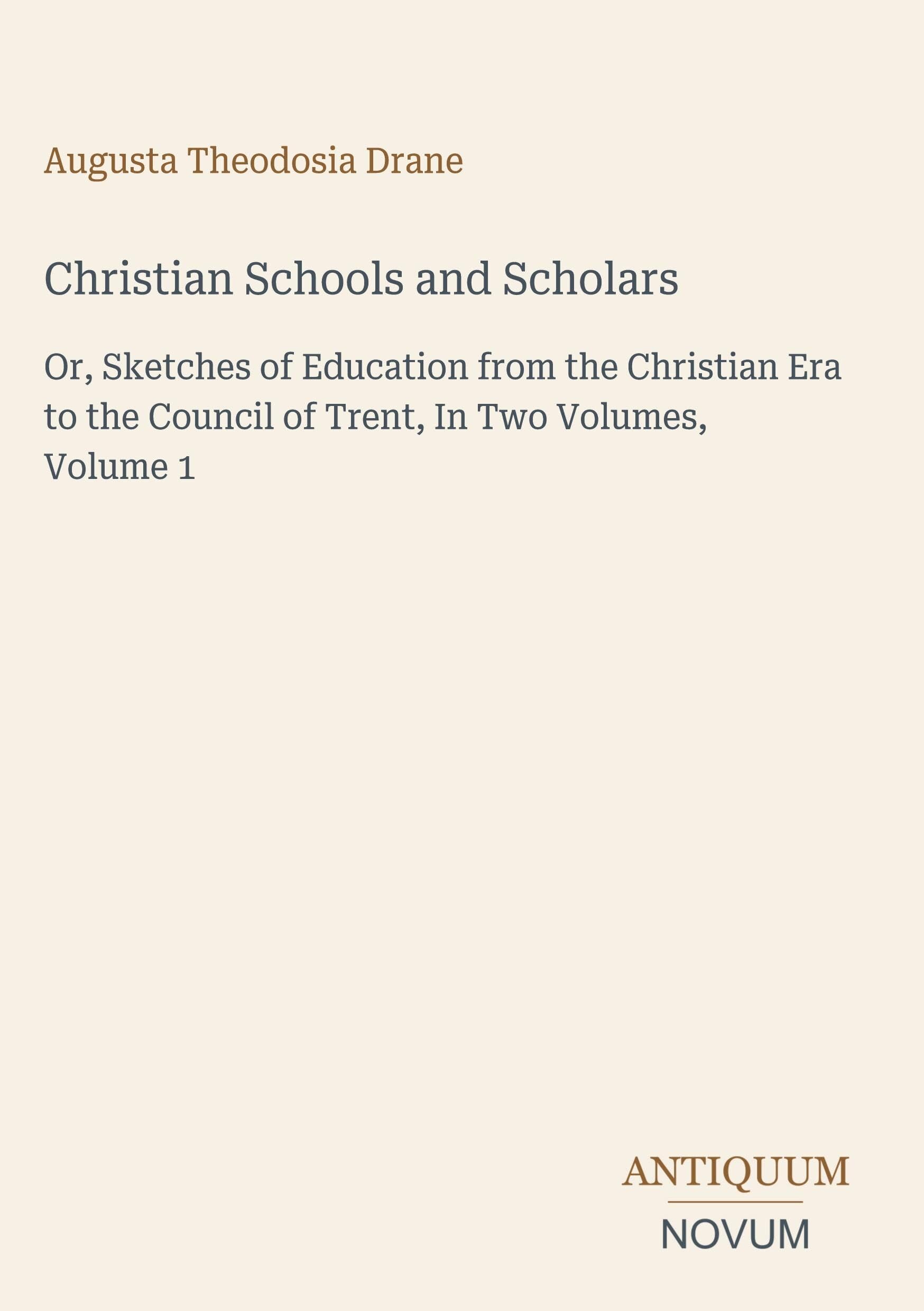Christian Schools and Scholars