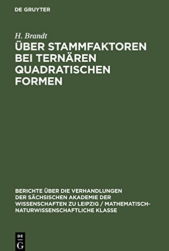 Über Stammfaktoren bei ternären quadratischen Formen