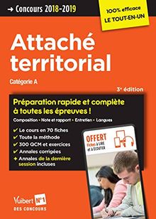 Attaché territorial : concours 2018-2019 : catégorie A