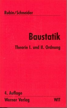 Werner-Ingenieur-Texte (WIT), Bd.3, Baustatik