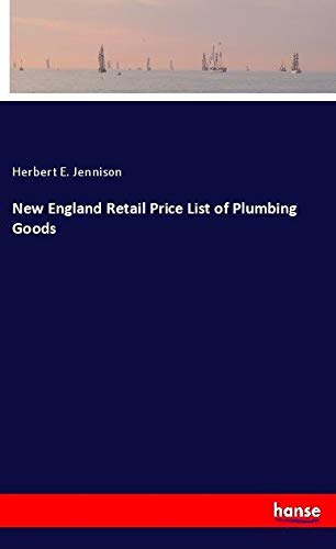 New England Retail Price List of Plumbing Goods