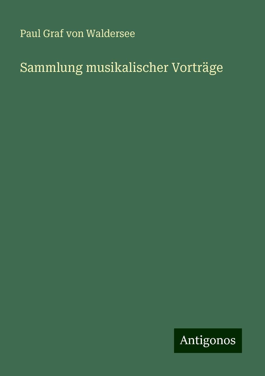 Sammlung musikalischer Vorträge