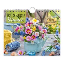 Trötsch Notizkalender Querformat Notizkalender Blumen 2023: Wandkalender