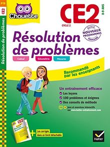 Résolution de problèmes CE2, cycle 2, 8-9 ans : nouveau programme
