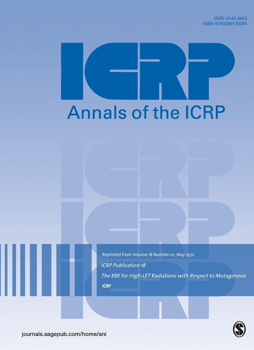 ICRP Publication 18: The RBE for High-LET Radiations with Respect to Mutagenesis (Annals of the ICRP, Band 18)