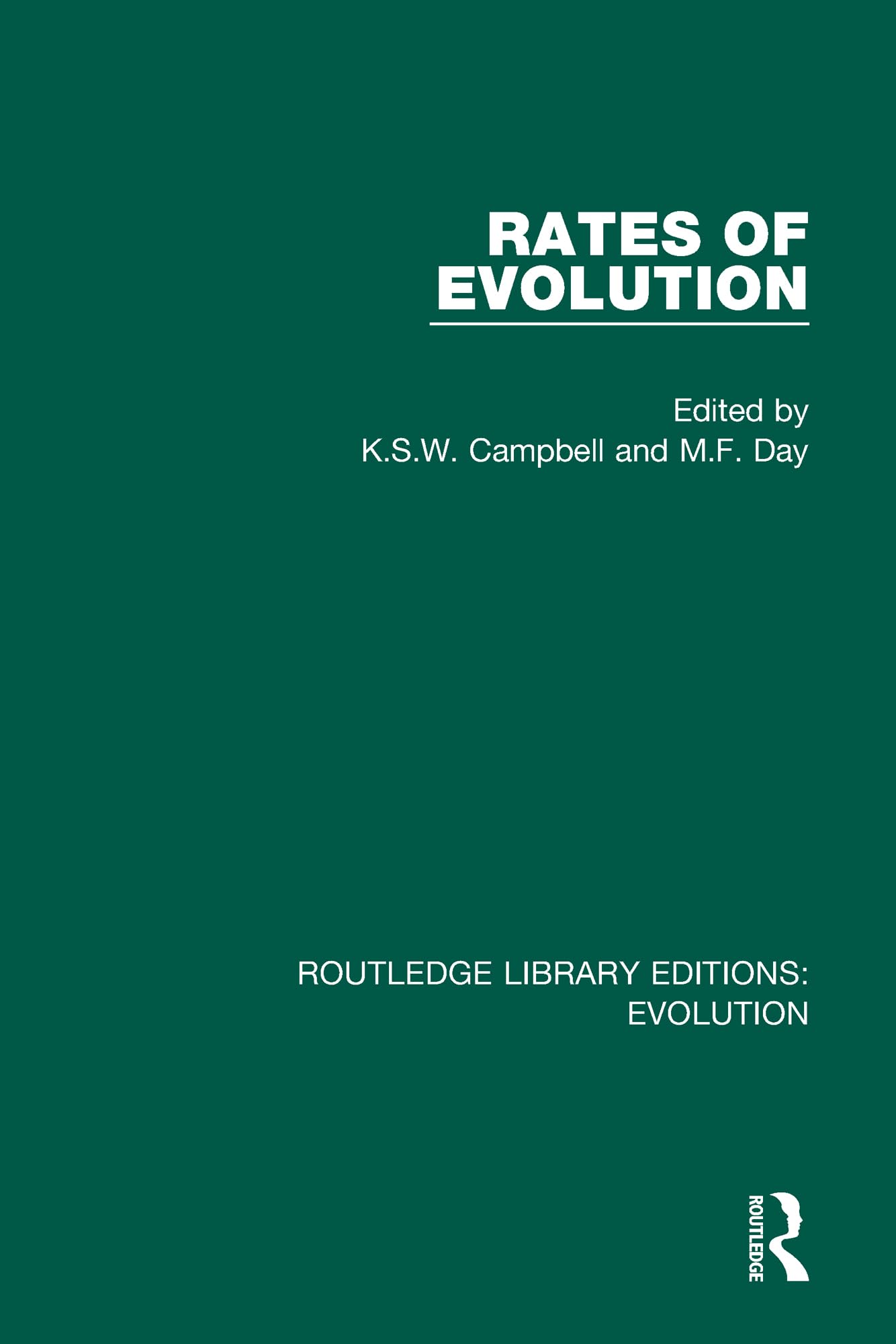 Rates of Evolution (Routledge Library Editions: Evolution, Band 2)