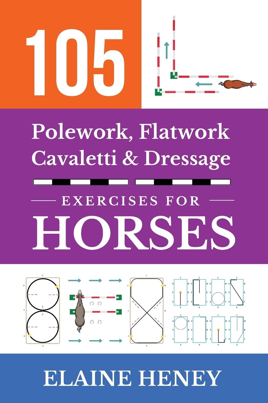 Elaine Heney 105 Polework, Flatwork, Cavaletti & Dressage Exercises For Horses