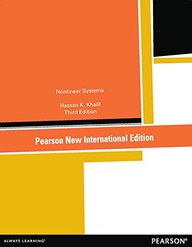 Hassan Khalil Nonlinear Systems, Pearson New International Edition