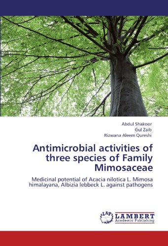 Antimicrobial activities of three species of Family Mimosaceae: Medicinal potential of Acacia nilotica L. Mimosa himalayana, Albizia lebbeck L. against pathogens
