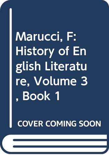 History of English Literature, Volume 3 - Print / History of English Literature, Volume 3, Book 1: From the Metaphysicals to the Romantics (History of ... From the Metaphysicals to the Romantics)