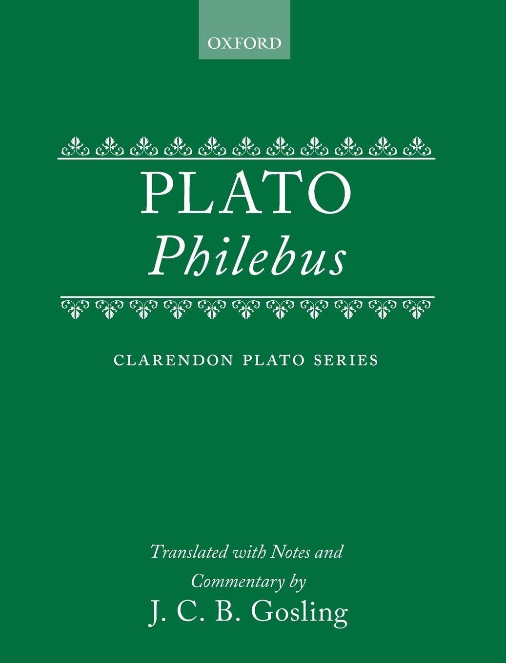 PLATO: PHILEBUS CPS C (Clarendon Plato)