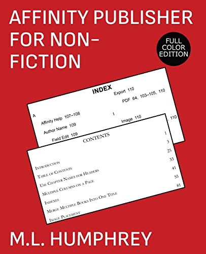 Affinity Publisher for Non-Fiction: Full-Color Edition (Affinity Publisher for Self-Publishing, Band 4)