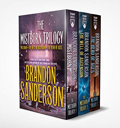 Brandon Sanderson Mistborn Boxed Set I, Mistborn, The Well Of Ascension, The Hero Of Ages