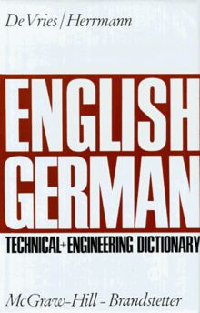 English-German Technical and Engineering Dictionary: BD 2