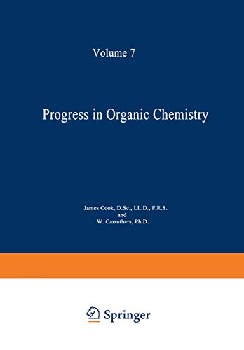 Progress in Organic Chemistry: Volume 7
