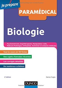 Biologie : psychomotricien, ergothérapeute, manipulateur radio, pédicure-podologue, orthoptiste, technicien en analyses médicales