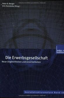 Die Erwerbsgesellschaft: Neue Ungleichheiten und Unsicherheiten (Sozialstrukturanalyse)