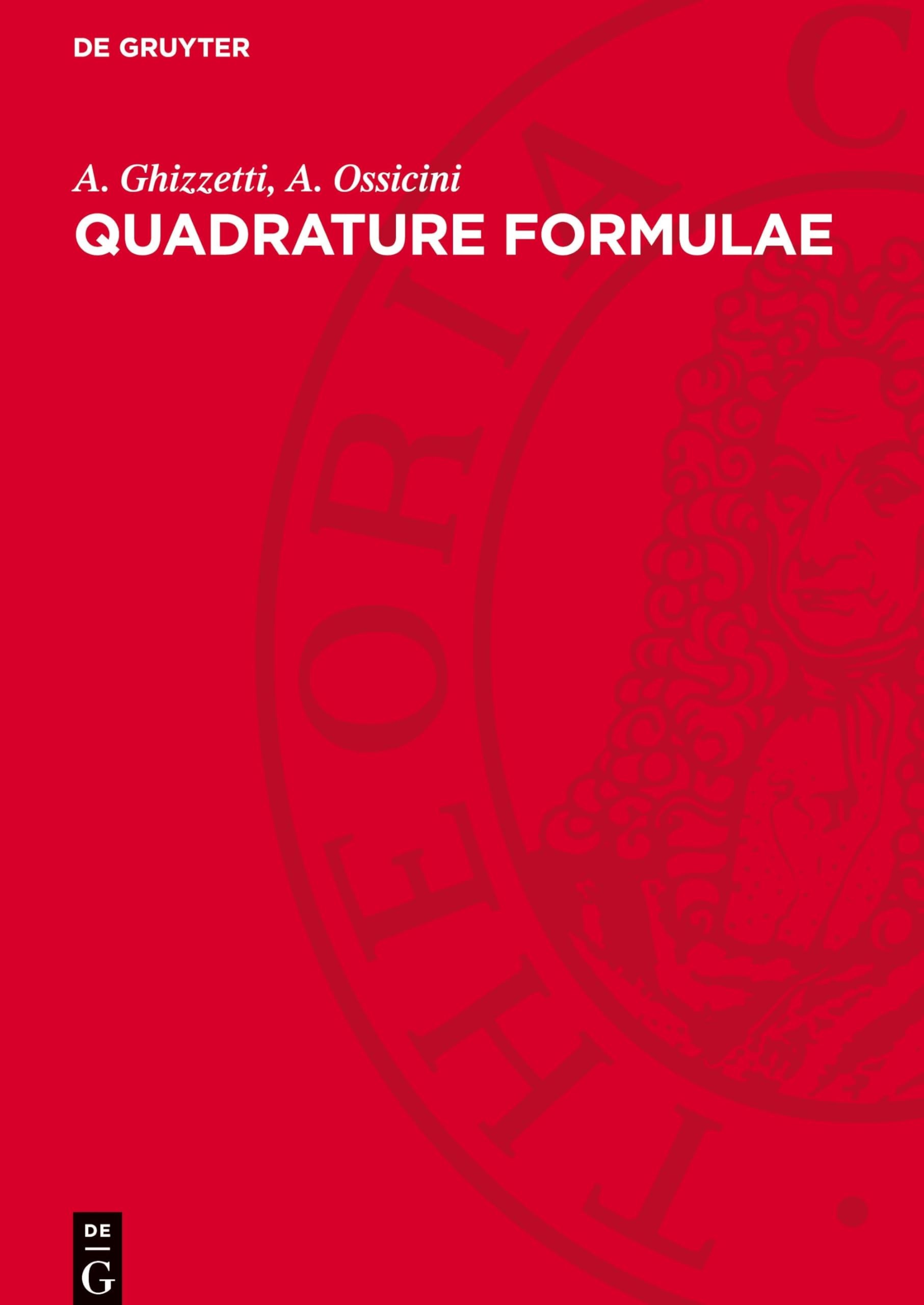 Quadrature Formulae: DE