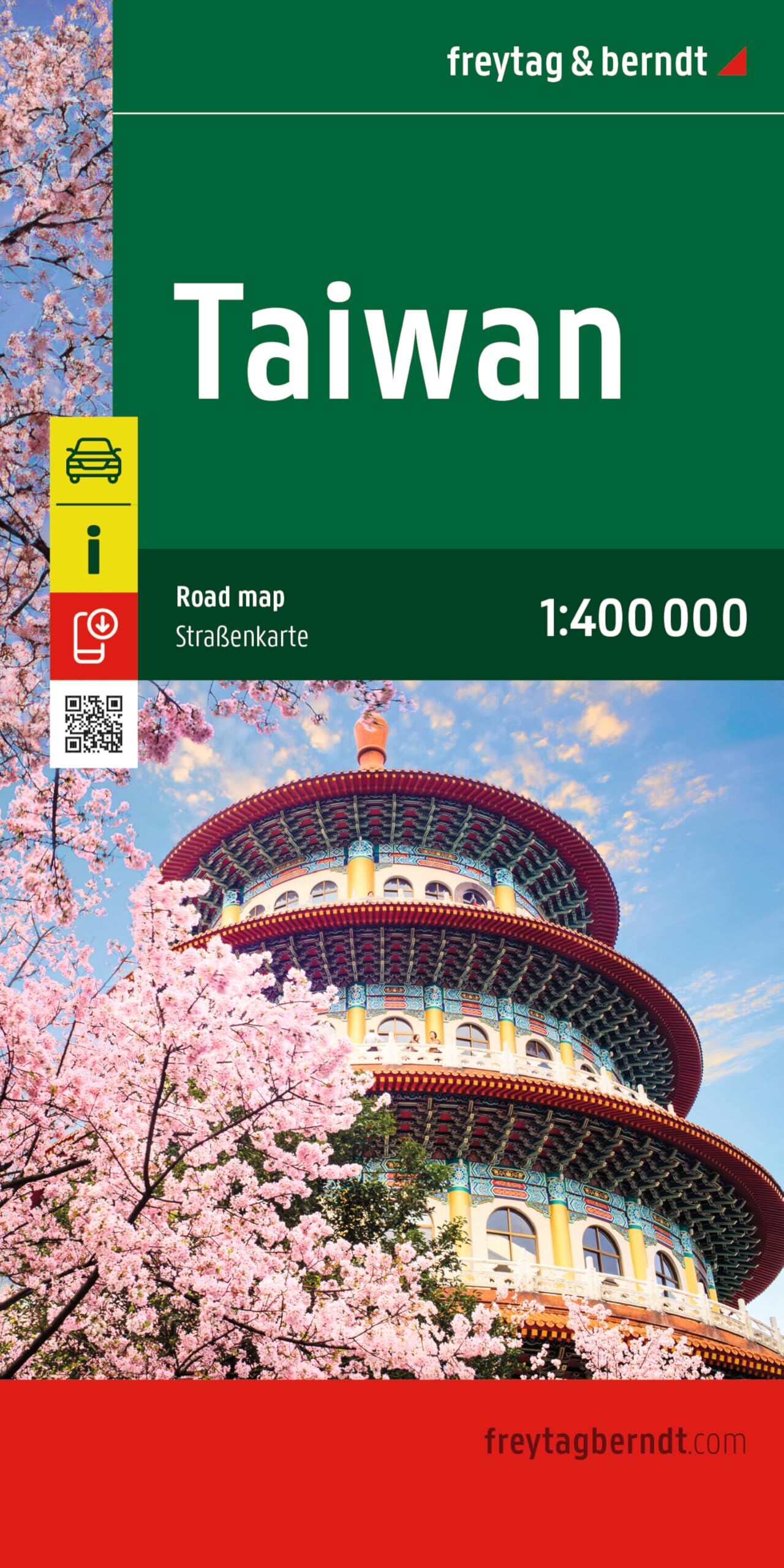 freytag & berndt Straßenkarte Taiwan 1:400.000