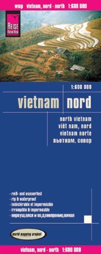 Reise Know-How Landkarte Vietnam Nord (1:600.000): world mapping project