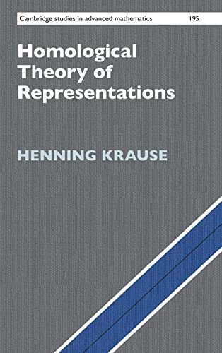 Homological Theory of Representations (Cambridge Studies in Advanced Mathematics, 195)