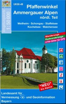 Pfaffenwinkel - Staffelsee 1 : 50 000 (UK 50-49)
