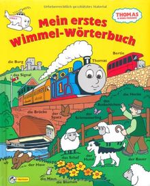 Thomas und seine Freunde - Mein erstes Wimmel-Wörterbuch: Nelson Wimmel-Wörterbuch. Pappbilderbuch mit wattiertem Einband | Buch | Zustand gut