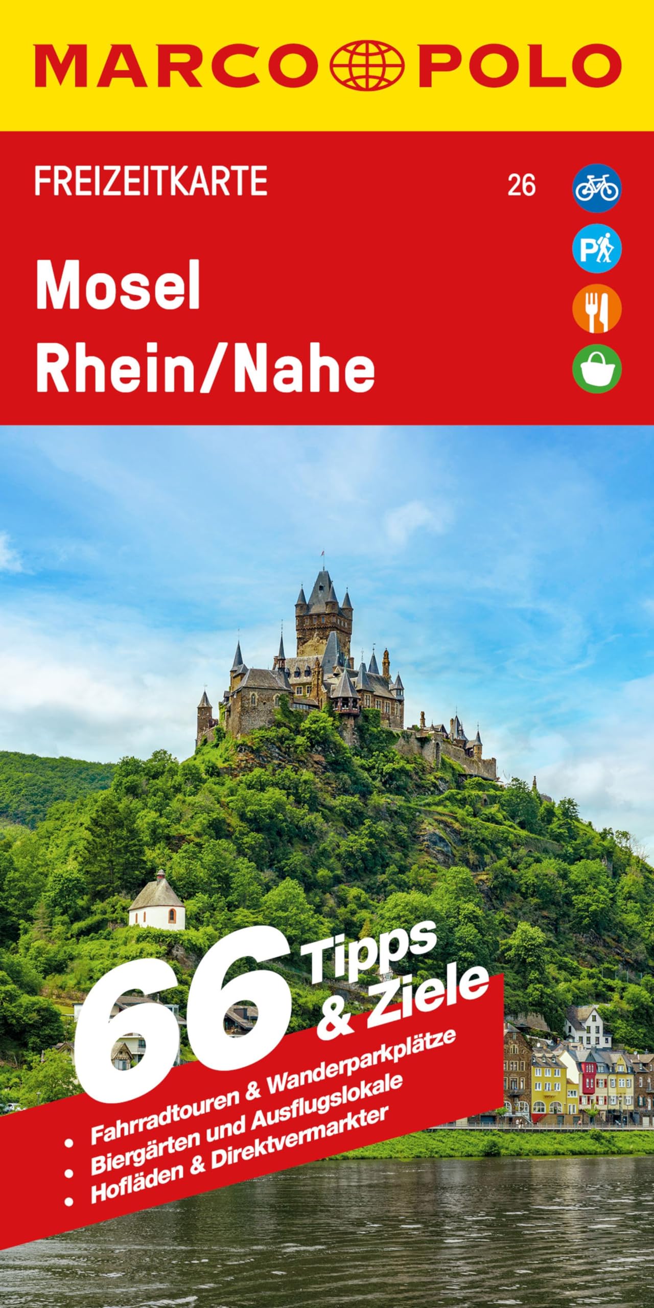 unbekannt Marco Polo Freizeitkarte 26 Mosel, Rhein/Nahe 1, 115.000