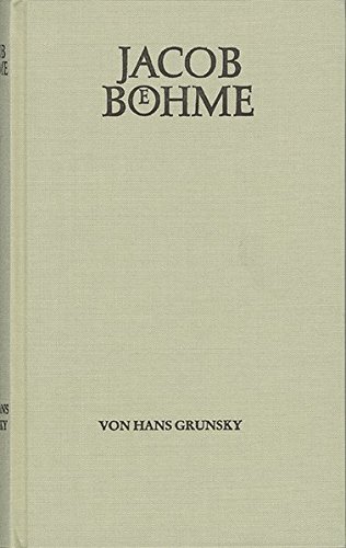 Jacob Böhme (Frommanns Klassiker der Philosophie)