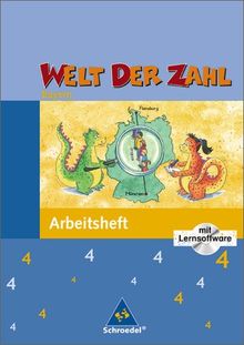 Welt der Zahl - Ausgabe 2007 Bayern: Arbeitsheft 4 mit CD-ROM