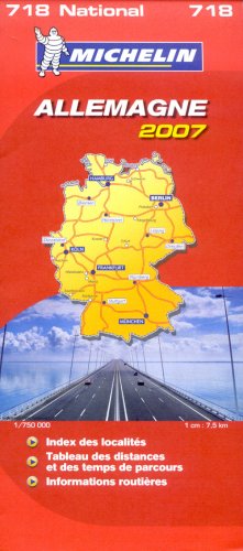 CARTE ROUTIERE 718 ALLEMAGNE 2007 (CARTES (9450))