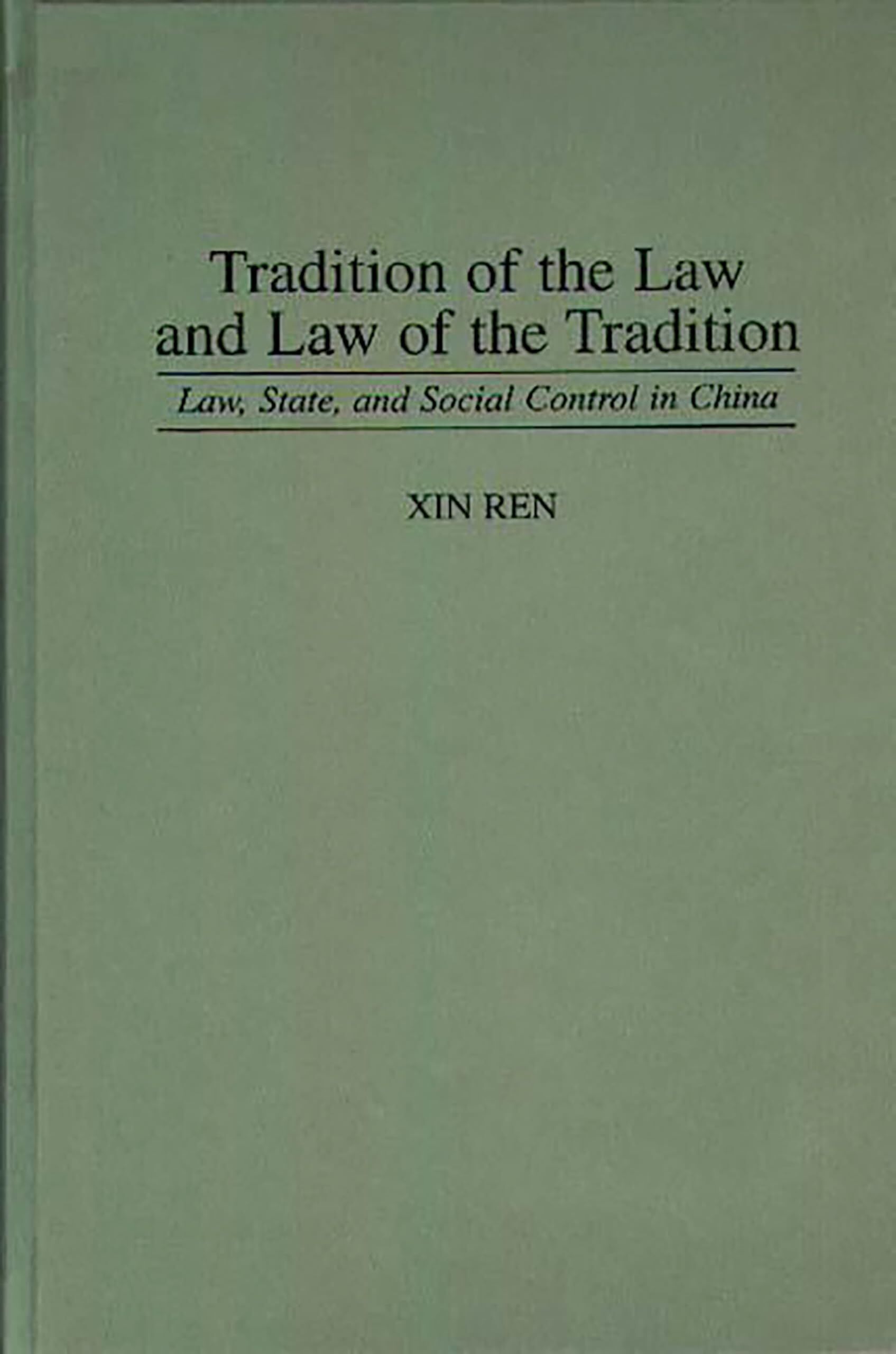 Tradition of the Law and Law of the Tradition