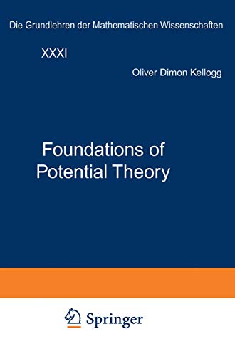 Foundations of Potential Theory (Grundlehren der mathematischen Wissenschaften, 31, Band 31)