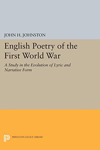 English Poetry of the First World War (Princeton Legacy Library)