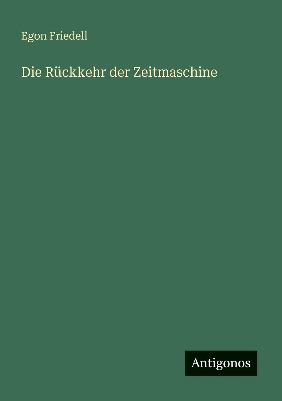 Die Rückkehr der Zeitmaschine