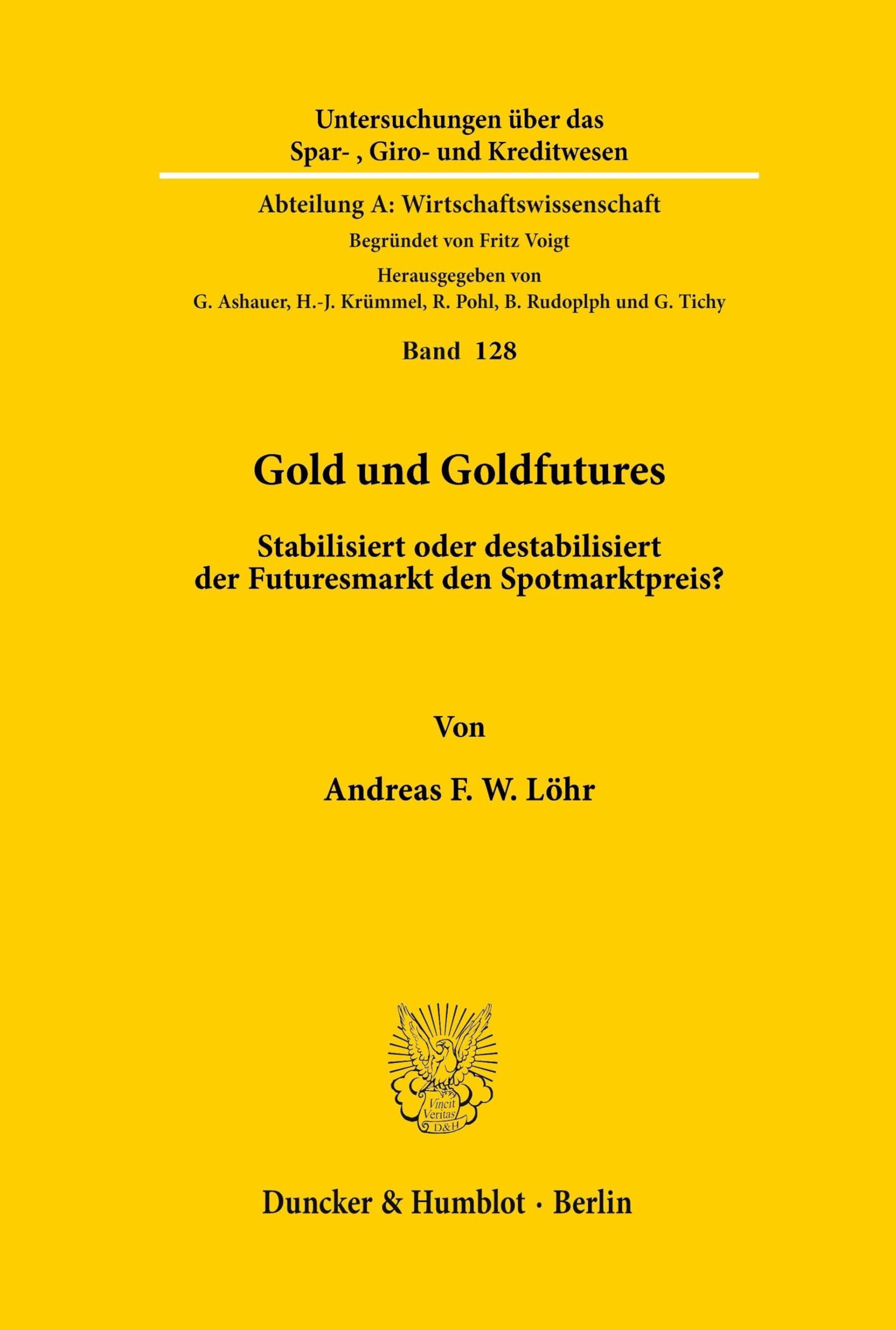 Gold und Goldfutures.