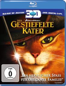 Der Gestiefelte Kater (+ Blu-ray + DVD + Digital Copy) [Blu-ray 3D] von Miller, Chris | DVD | Zustand gut