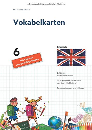Vokabelkarten: 6. Klasse Mittelschule Bayern