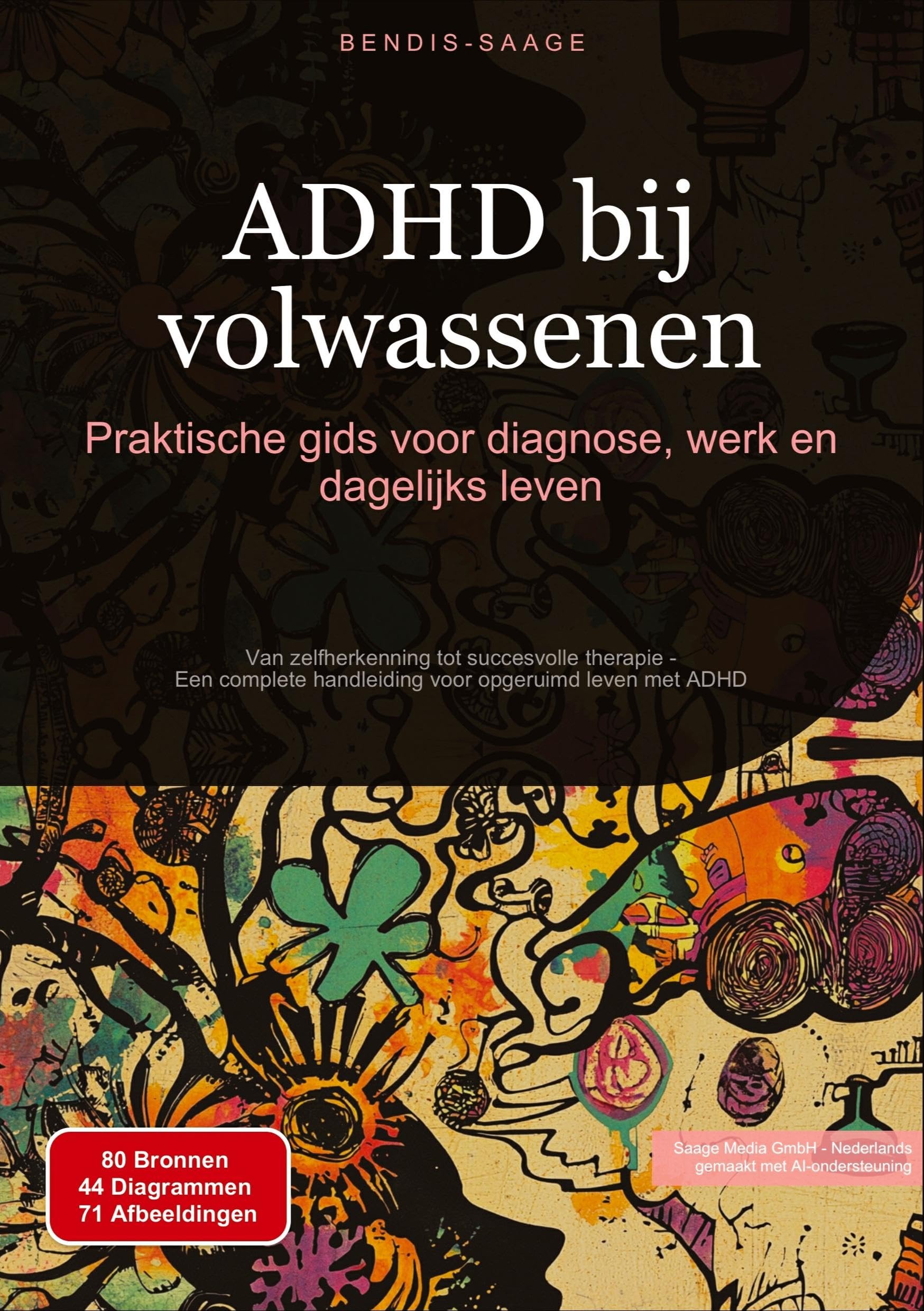 ADHD bij volwassenen: Praktische gids voor diagnose, werk en dagelijks leven: Van zelfherkenning tot succesvolle therapie - Een complete handleiding voor opgeruimd leven met ADHD