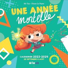 Calendrier mural Mortelle Adèle (septembre 2023 : août 2024)