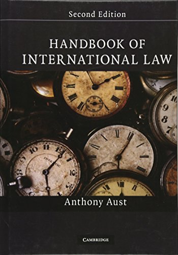 Anthony Aust Handbook Of International Law
