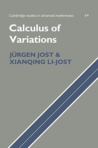 Calculus of Variations (Cambridge Studies in Advanced Mathematics, Band 64)