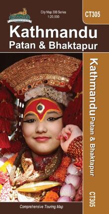 CT 305 City Map of Kathmandu, Patan & Bhaktapur 1:20.000